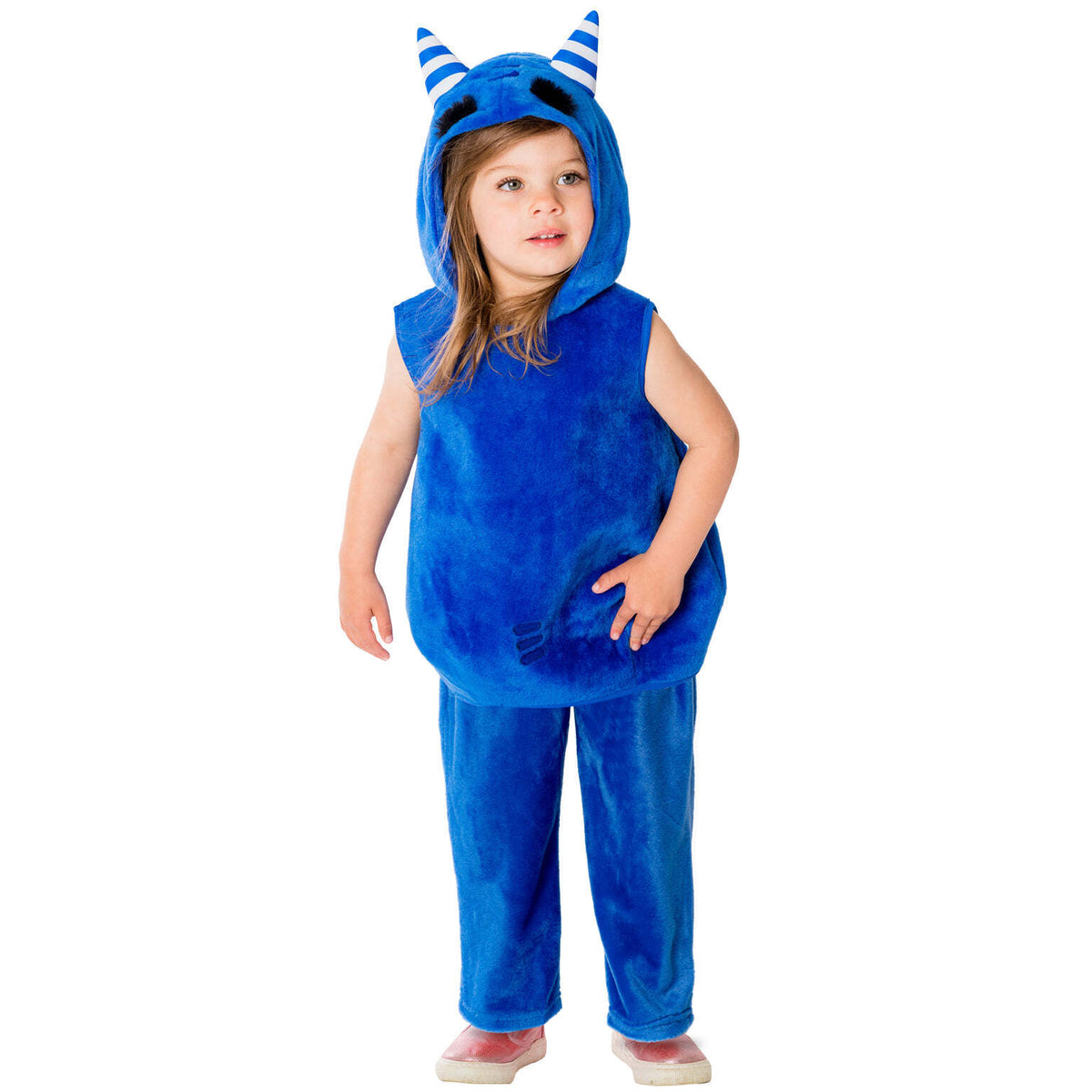 Oddbods Pogo Costume for Kids Blue Jumpsuit 1