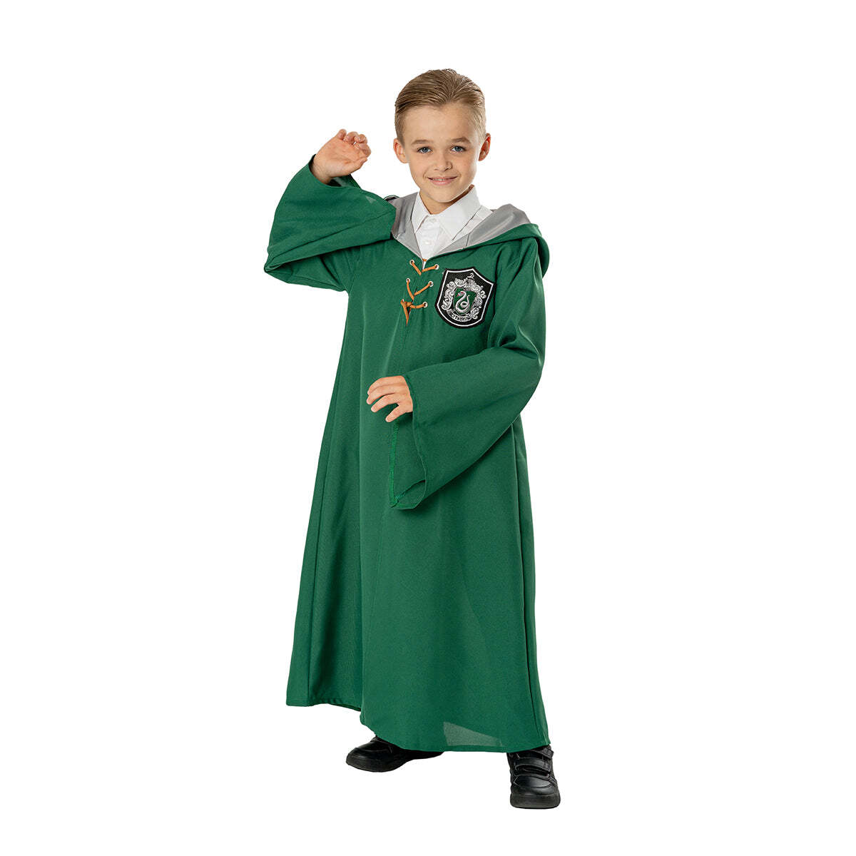 Slytherin Quidditch Robe for Kids Harry Potter Costume 1
