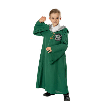 Slytherin Quidditch Robe for Kids Harry Potter Costume 1