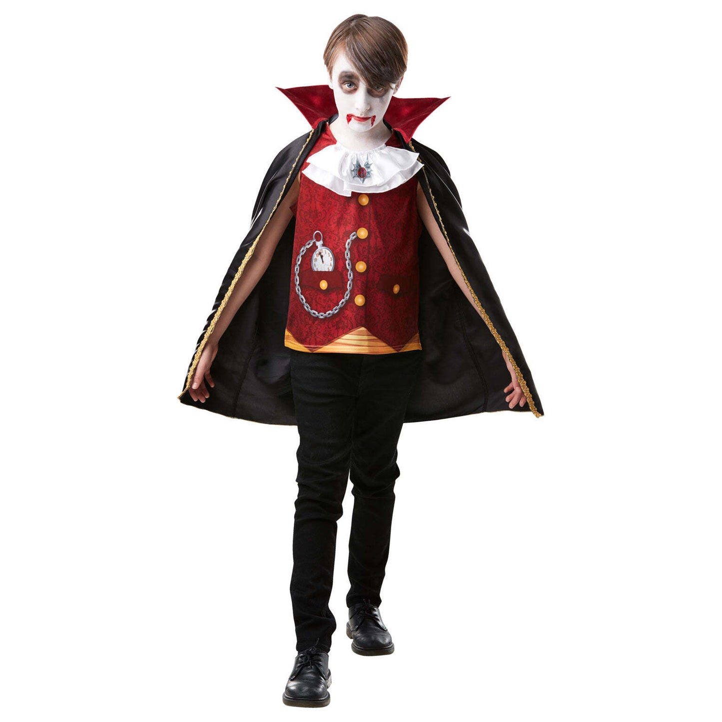 Vampire Boy Costume Dracula Kids Suit 1