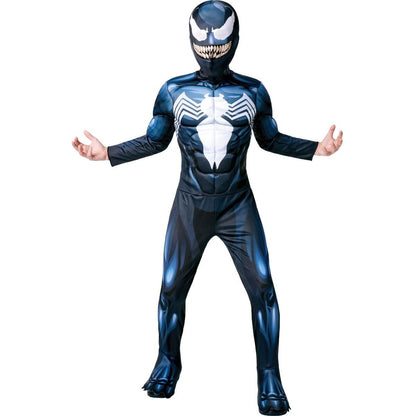 Venom Costume Kids Black Symbiote Spiderman Suit 1