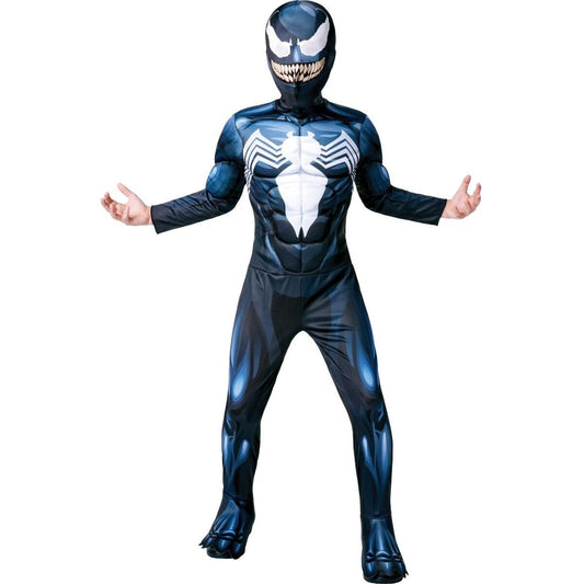 Venom Costume Kids Black Symbiote Spiderman Suit 1
