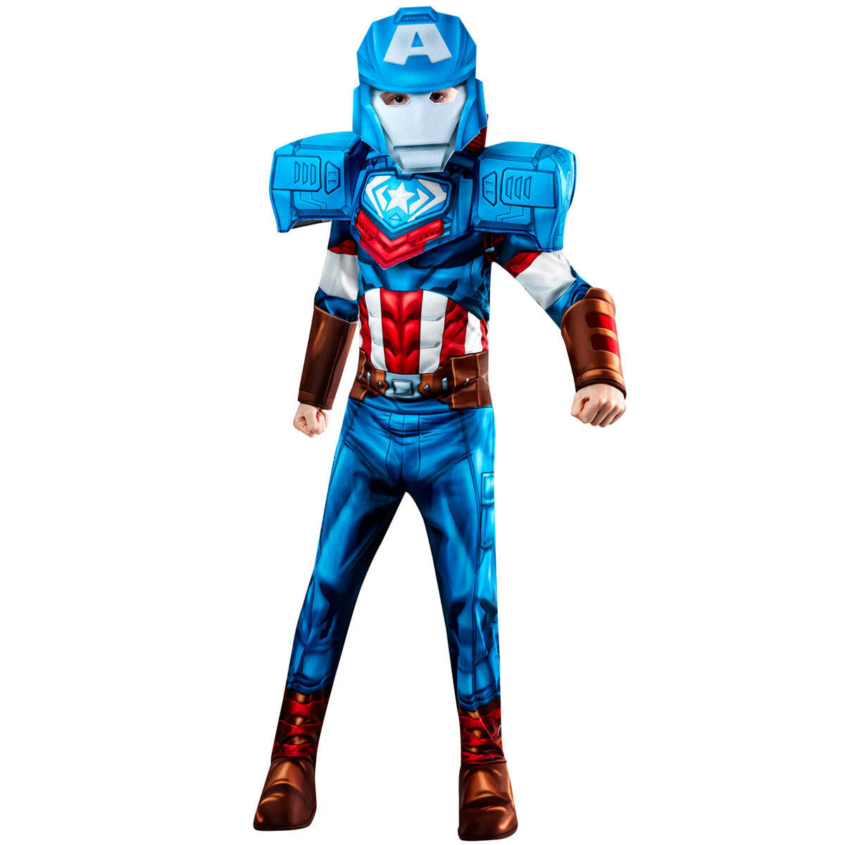 Captain America Mech Strike Boys Costume 1