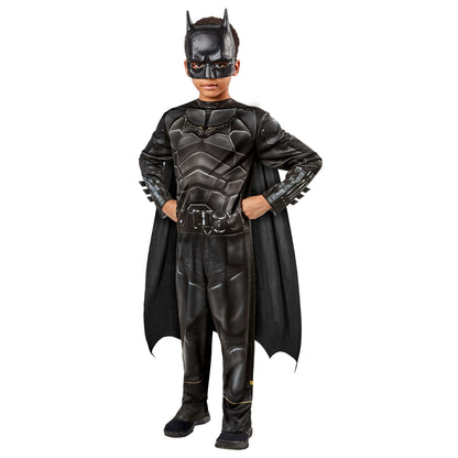 The Batman Costume Boys All Black Batsuit 1