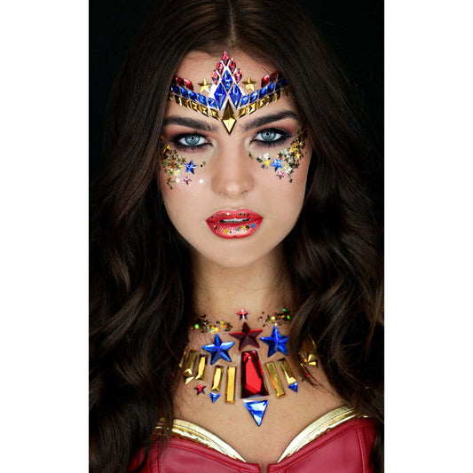 Wonder Woman Face Jewels 1
