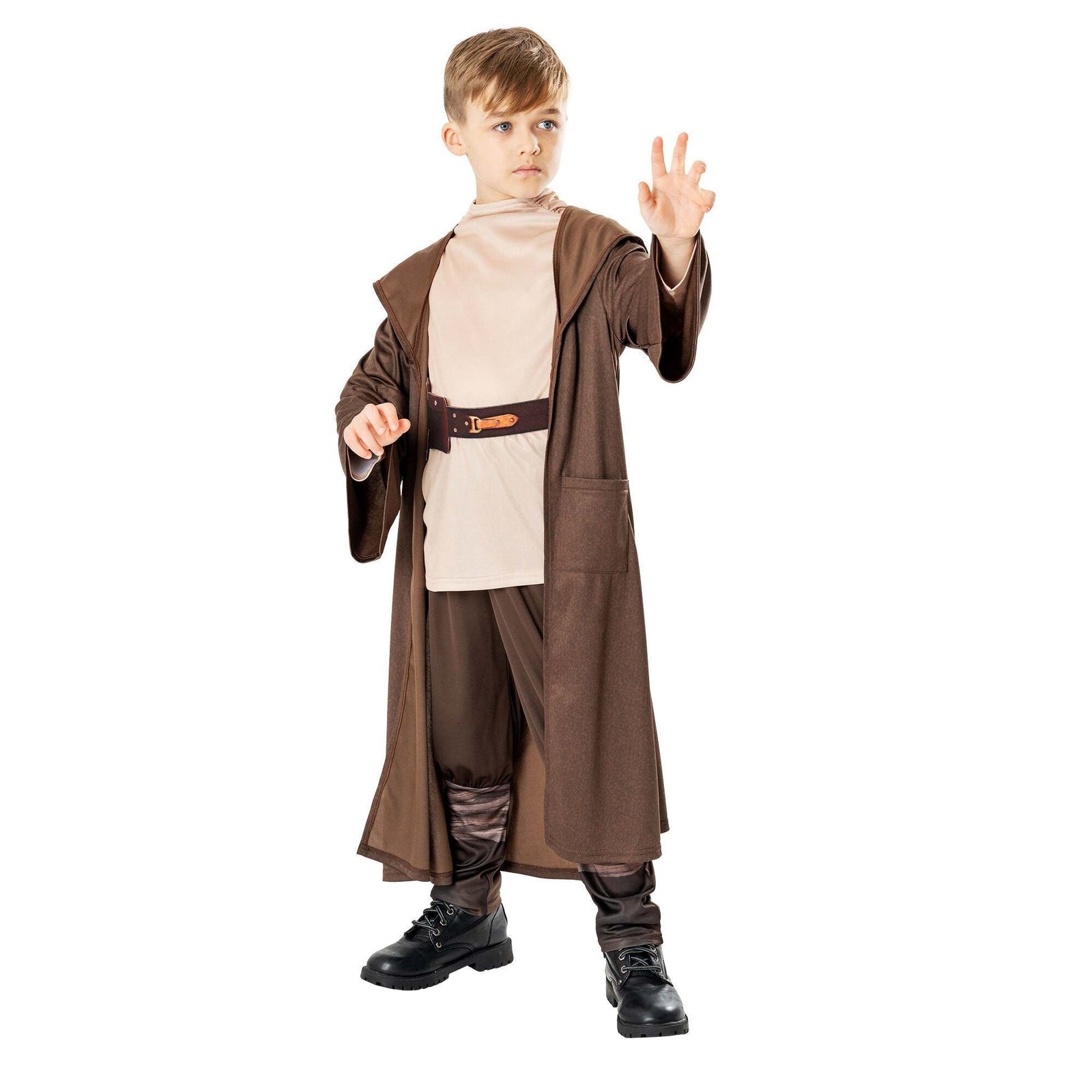 Obi Wan Kenobi Costume Deluxe Boys Jedi Master 1