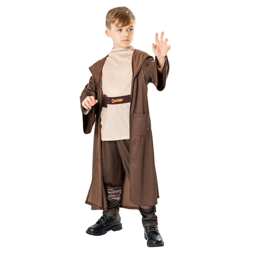 Obi Wan Kenobi Costume Deluxe Boys Jedi Master 1