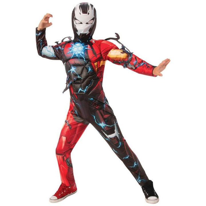 Venomized Iron Man Costume Child Maximum Venom Suit 1