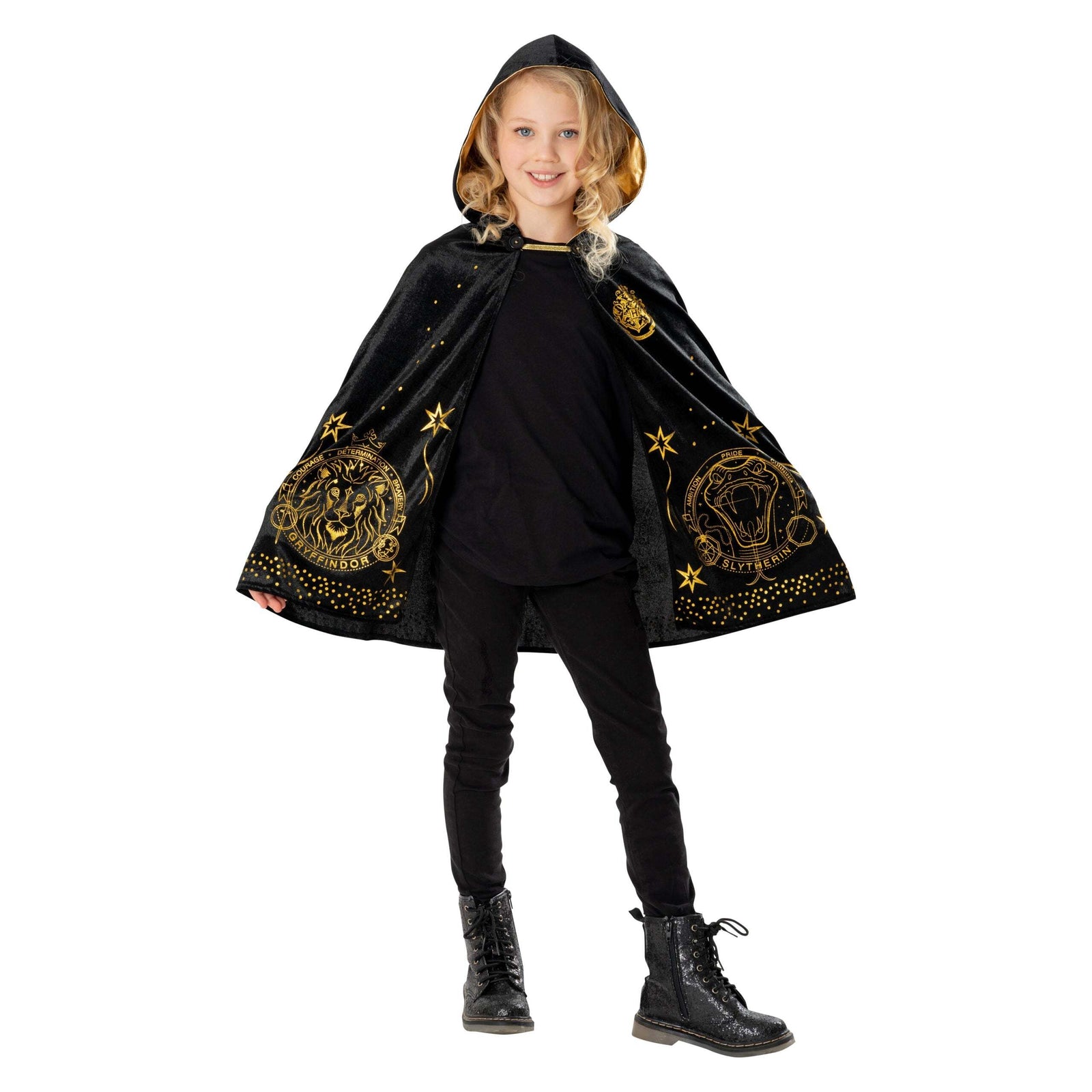 Harry Potter Gold Cape Childrens Wizarding World 1