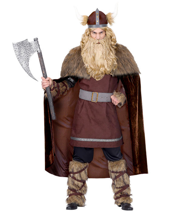 Warrior  Cape With Fur Tippet  - 125 Cm