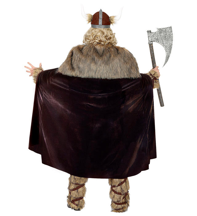 Warrior  Cape With Fur Tippet  - 125 Cm