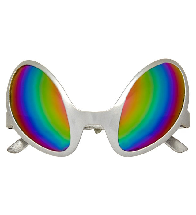 Space Alien Glasses With Holographic Lenses