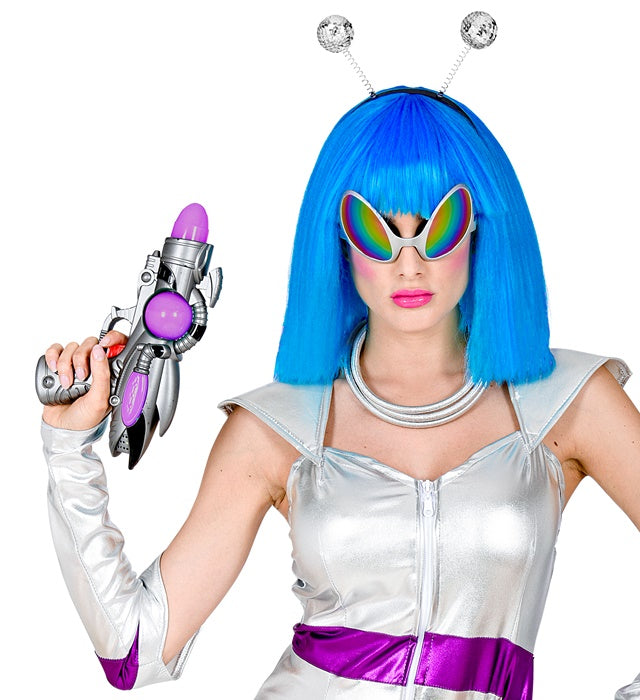 Space Alien  Antennas, Glasses, Necklace 