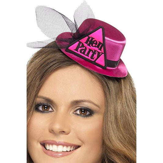 Hen Party Adult Pink 6cm High Hat 1