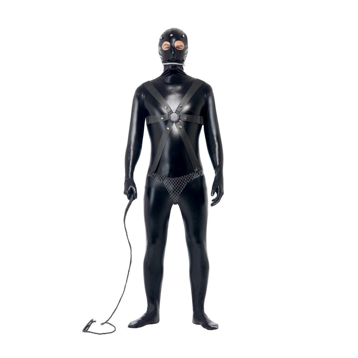 Gimp Costume Pulp Fiction Adult Black Bodysuit 1