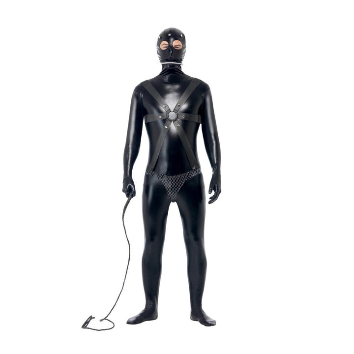 Gimp Costume Pulp Fiction Adult Black Bodysuit 1