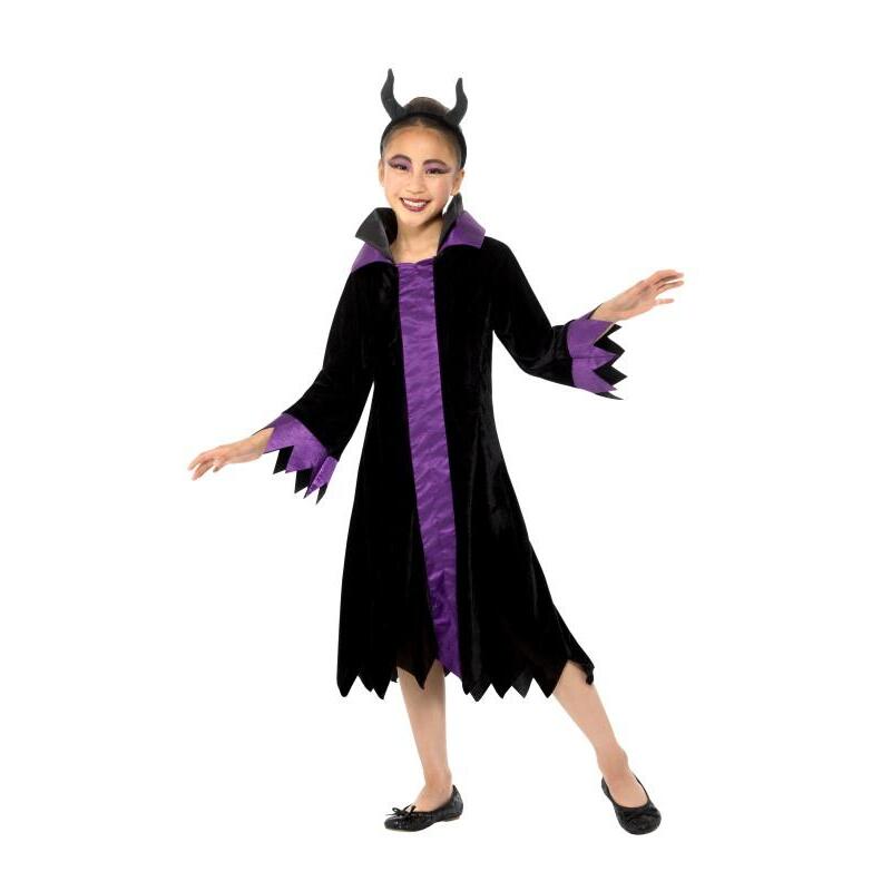 Evil Queen Costume Child Black Purple 1