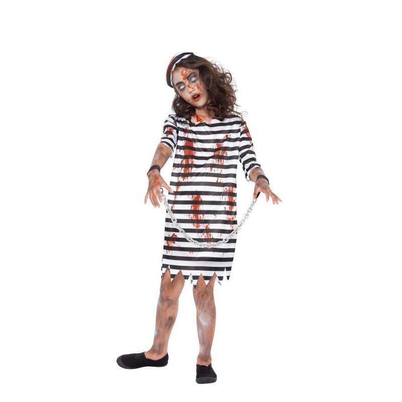 Zombie Convict Girl Child Black White 1