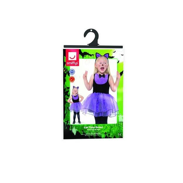 Toddler Cat Costume Child Black Purple 1