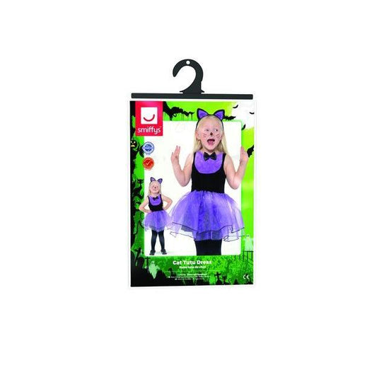 Toddler Cat Costume Child Black Purple 1