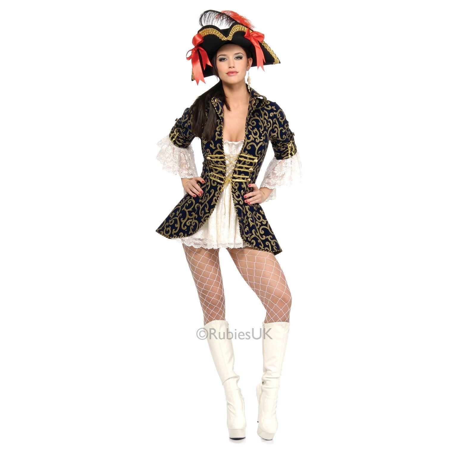 Black Velvet Pirate Hat 1
