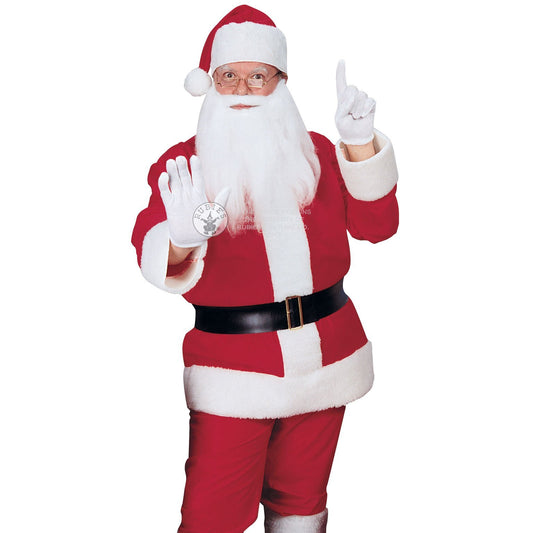 Adult Classic Flannel Santa Suit 1