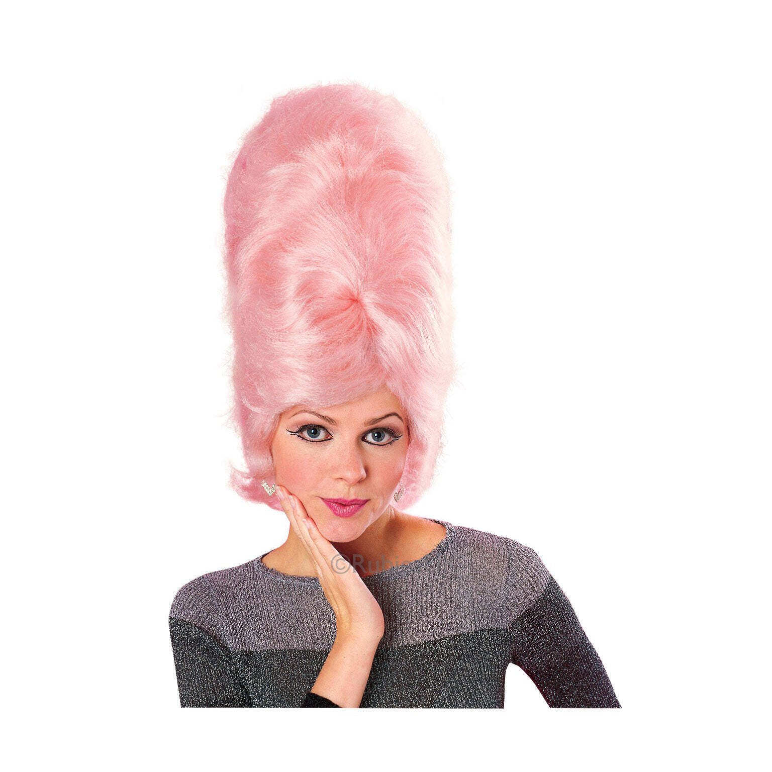 Bee Hive Wig Pink 1
