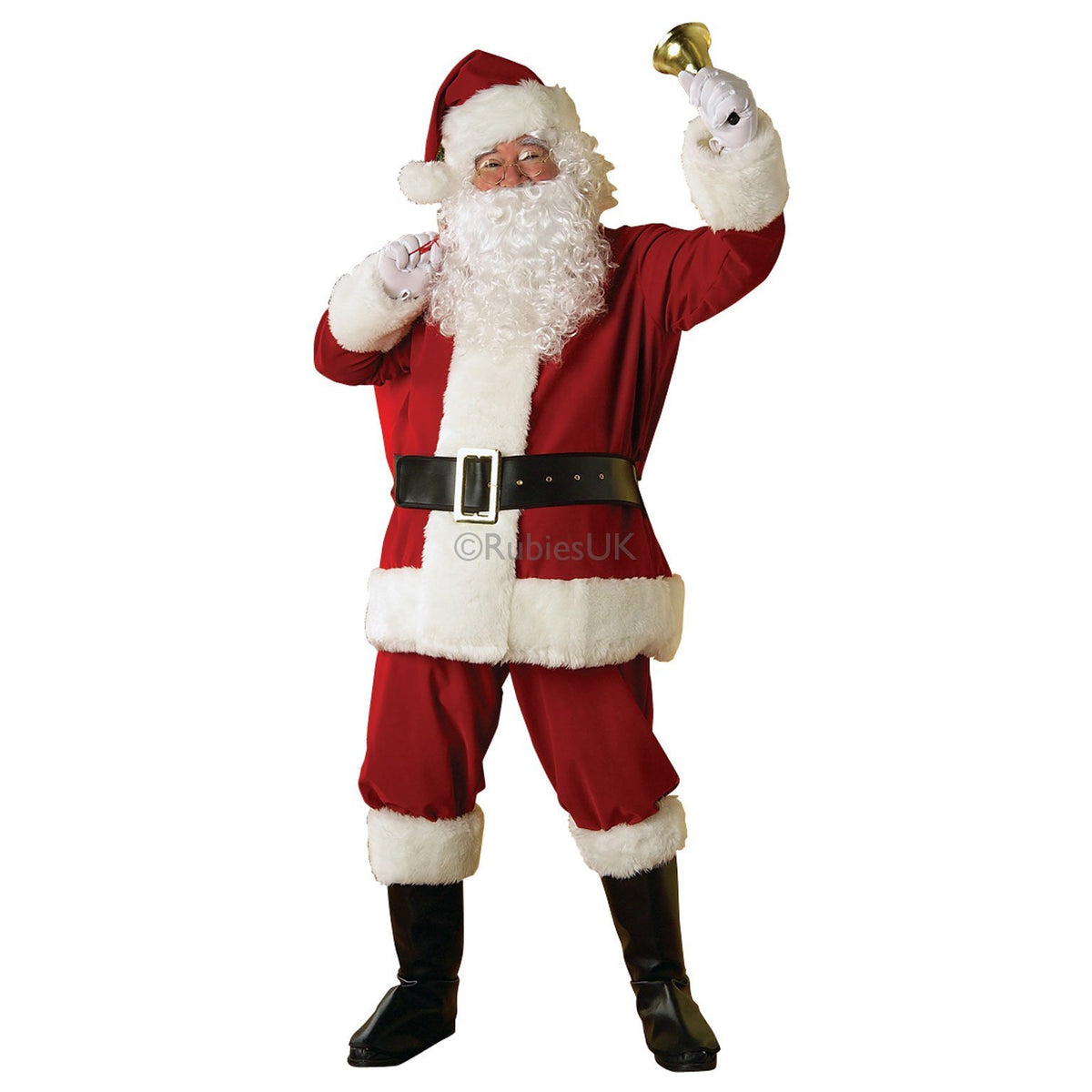Xl Regal Plush Santa Suit 1