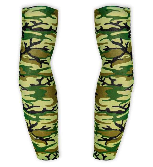 Pair Of Camouflage Tattoo Sleeves