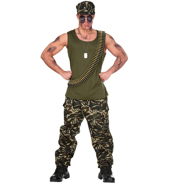Soldier  Tank Top, Pants, Cap 