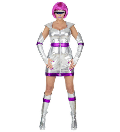Space Girl  Dress, Fingerless Gloves, Boot Covers 