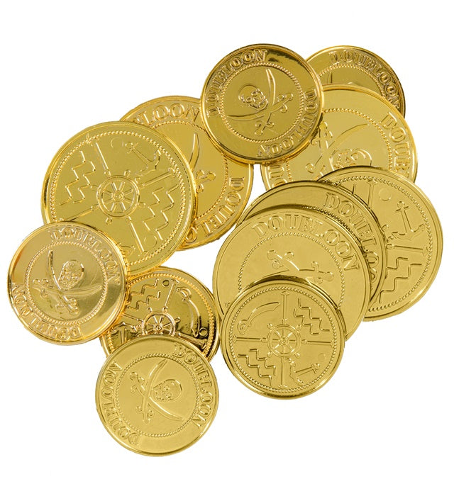 Set Of 12 Gold Doubloons
