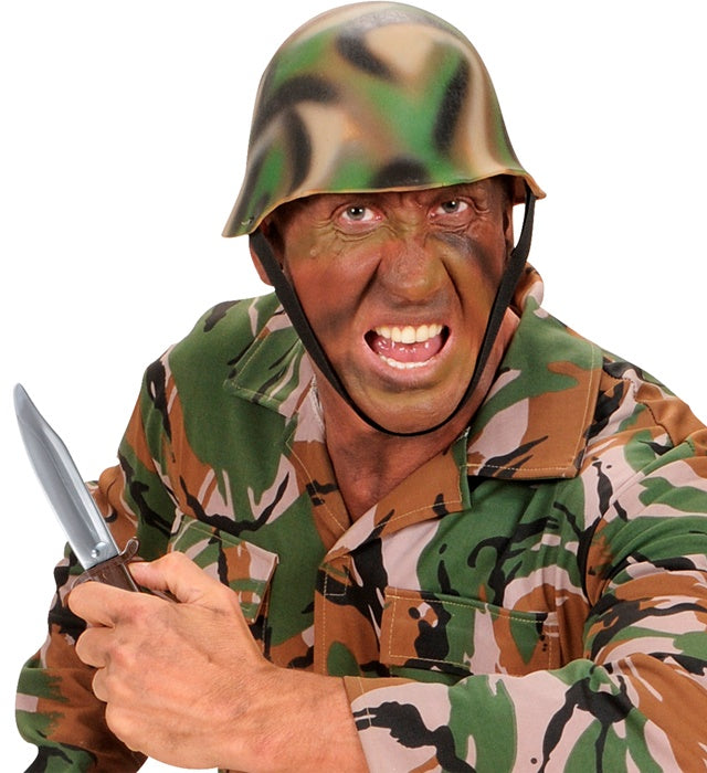 Dagger With Camouflage Scabbard - 28 Cm