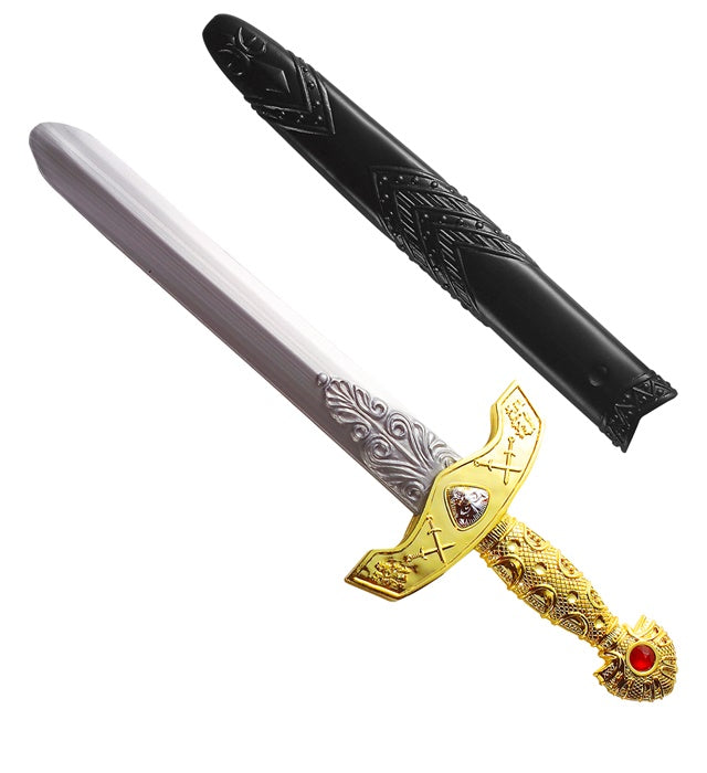 Royal Sword With Gems & Scabbard45 Cm