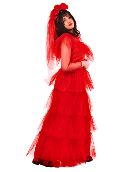 Beetlejuice Lydia Dress and Veil for Women 3