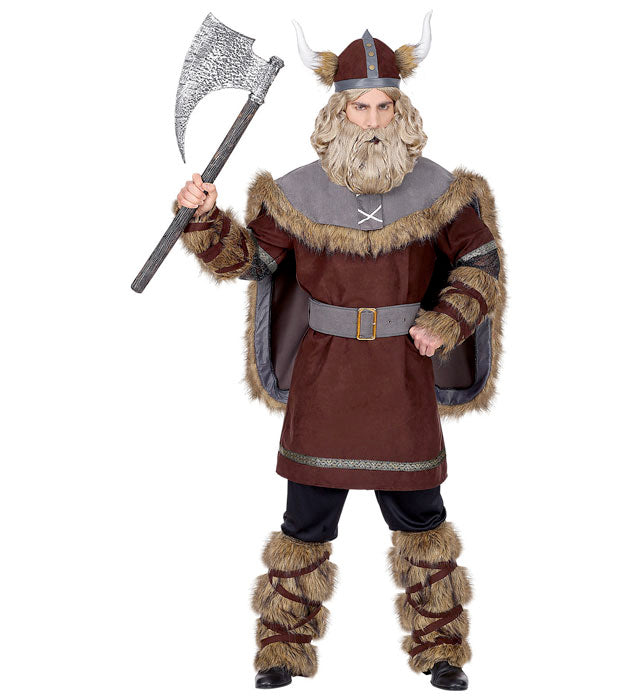 Viking  Tunic, Pants, Belt, Boot Covers, Cape, Helmet 