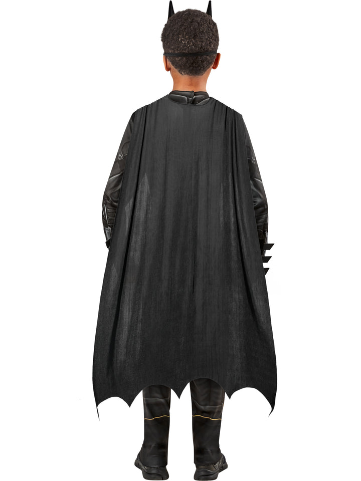 The Batman Costume Boys All Black Batsuit