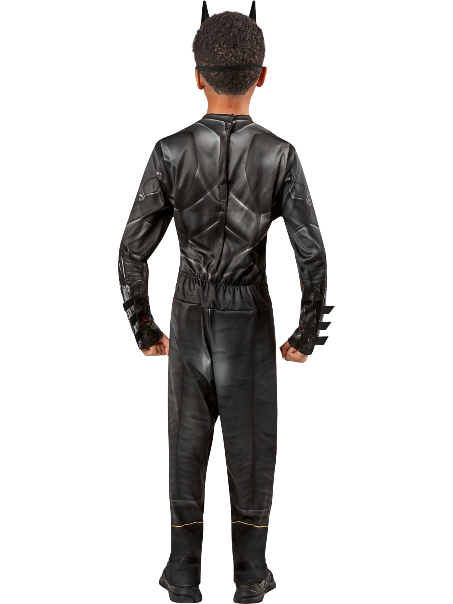 The Batman Costume Boys All Black Batsuit 3