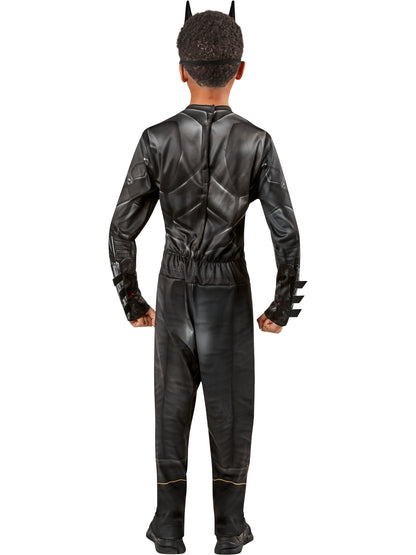 The Batman Costume Boys All Black Batsuit 3