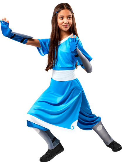 The Legend of Korra Katara Costume Dress for Girls Last Air Bender 5