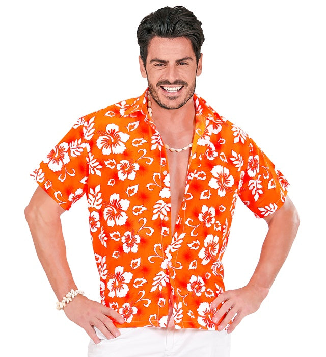 Orange Hawaiian Shirt