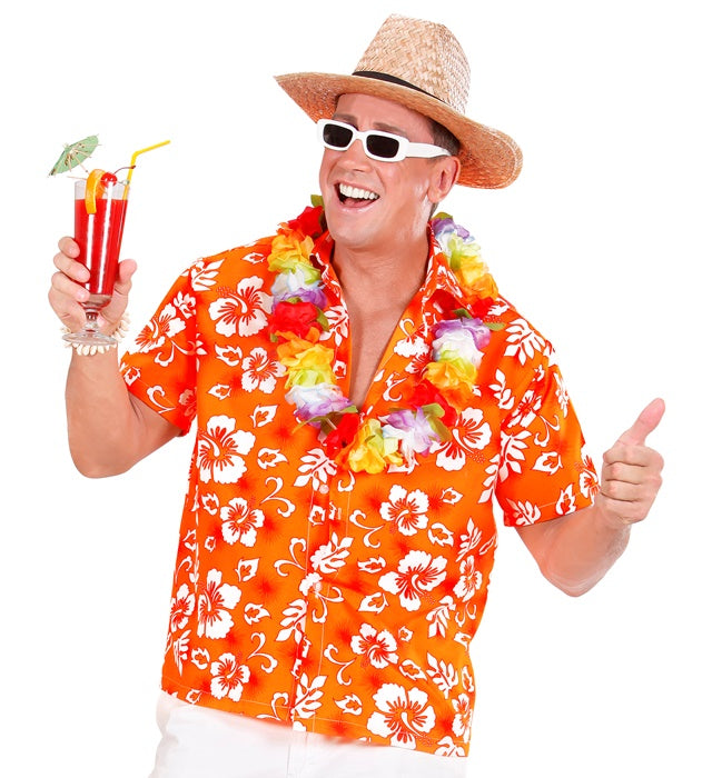 Orange Hawaiian Shirt