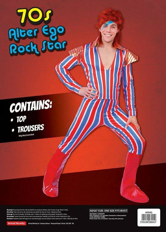 70s Alter Ego Rock Star David Bowie Ziggy Stardust Jumpsuit 2