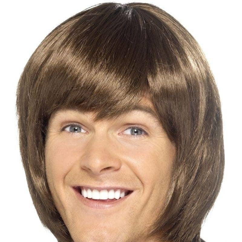 70s Heartthrob Partridge Family Adult Brown Wig_1