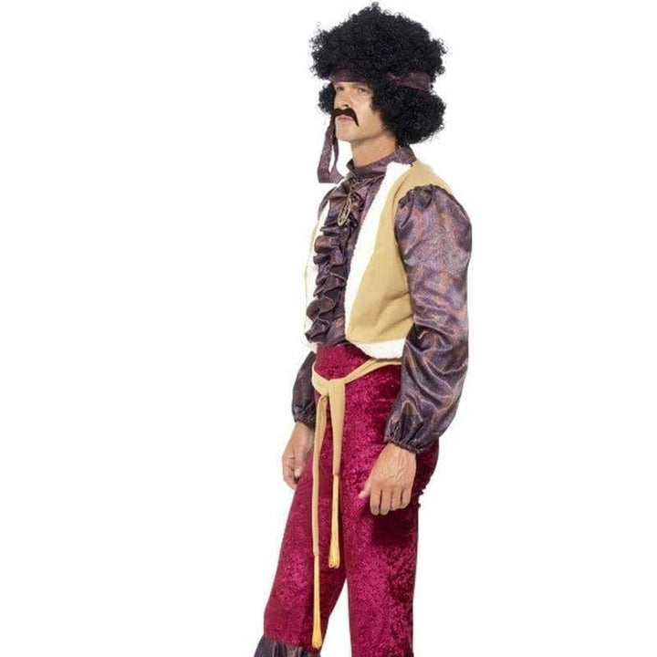 70s Psychedelic Rocker Costume Adult Purple_3