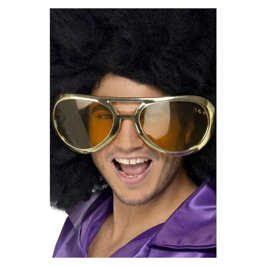 70s Rock Specs Giant Adult Gold 11 Inches 2