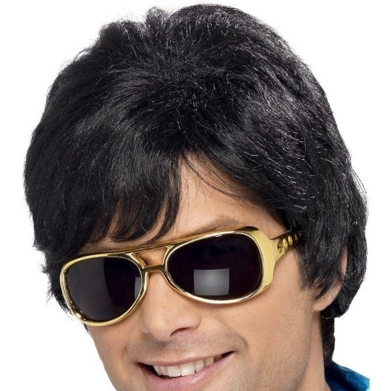 70s Shag Wig Adult Black 1
