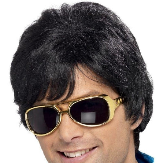 70s Shag Wig Adult Black 1