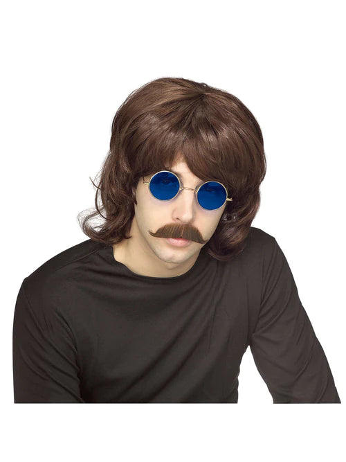 70s Shag Wig Brown Costume Hair 1