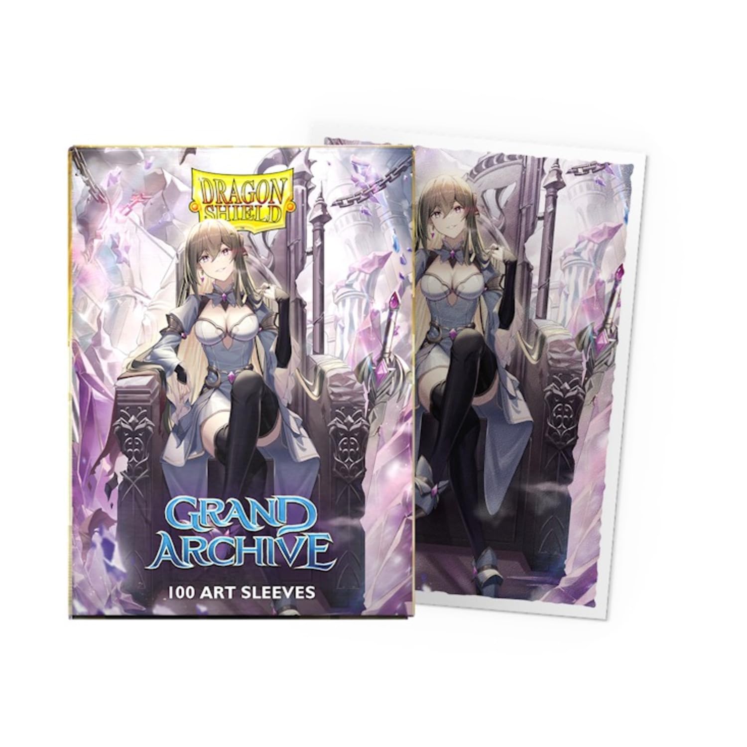 Dragon Shield Sleeves – Limited Edition: Matte Art: Grand Archive: Merlin 100CT - Card Sleeves - Smooth & Tough - Compatible with Pokémon & Magic The Gathering & Digimon MTG TCG OCG & Hockey Cards 1